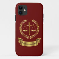 Lawyer Personalized  Case-Mate iPhone Case