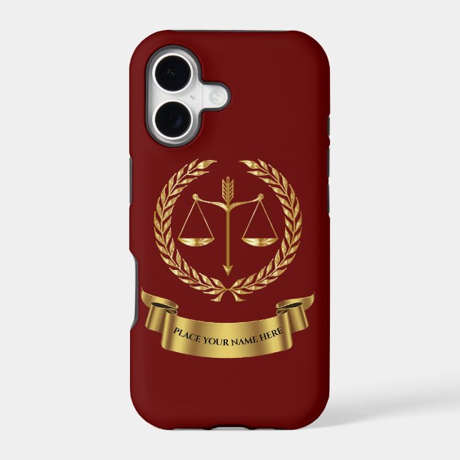 Lawyer Personalized  Case-Mate iPhone Case (Back)