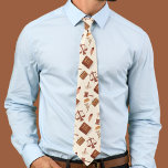 Lawyer Profession Dad Tie<br><div class="desc">The men's tie features a sophisticated pattern inspired by lawyer's equipment, making it a thoughtful gift to present to a father, grandfather, or uncle who works as a lawyer or has a passion for the legal profession. The design showcases a variety of lawyer-related symbols and tools, such as gavels, scales...</div>