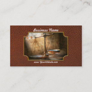 Lawyer - Scale - Balanced law Business Card