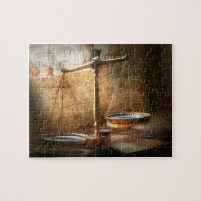 Lawyer - Scale - Balanced law Jigsaw Puzzle (Horizontal)