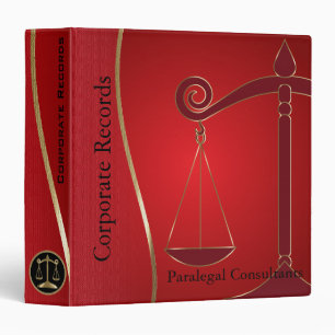 Lawyer   Scales of Justice Design   Attorney Binder