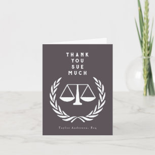 Lawyer Thank You Card