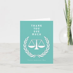 Lawyer Thank You Card