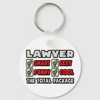 Lawyer ... The Total Package Keychain