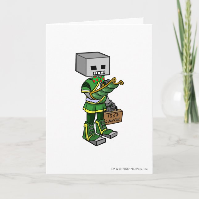 Lawyerbot Brightvale Staff Player Card (Front)