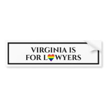 Lawyers Bumper Sticker (White)
