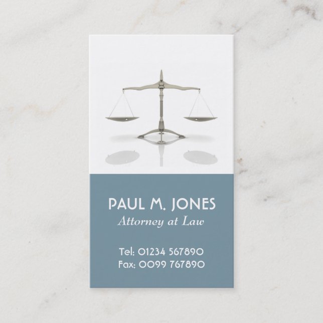 Lawyers Business Card (Front)