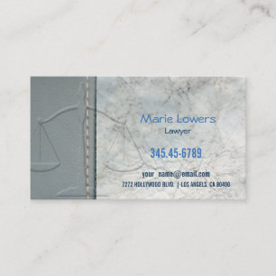 Lawyer's business card. business card
