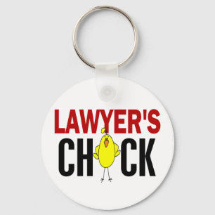 Lawyer's Chick Keychain