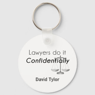 Lawyers do it Confidentially Keychain