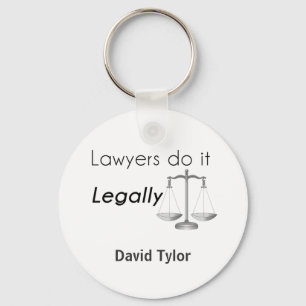 Lawyers do it! keychain