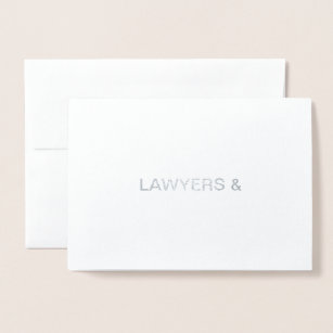 Lawyers & Happy Birthday! Foil Card