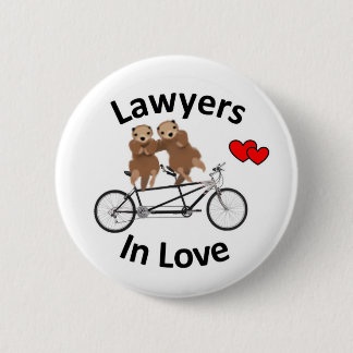 Lawyers in Love - Otters 2 Inch Round Button