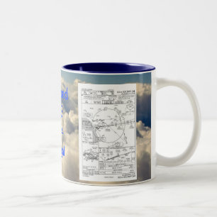 LAX ILS 24R, ILS depiction, ... Two-Tone Coffee Mug