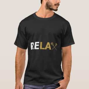 Lax Lacrosse Stick Player Coach Goalie Team Helmet T-Shirt