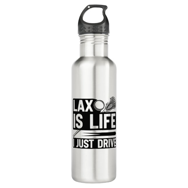 LAX Lacrosse Tumbler 710 Ml Water Bottle (Front)