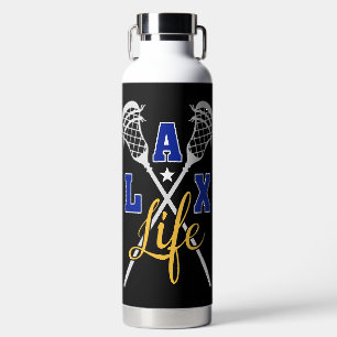 LAX Life / Custom Colours / Personalized Lacrosse Water Bottle