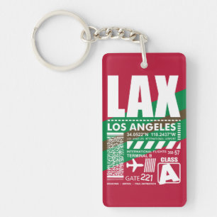 LAX Los Angeles Airport Keychain