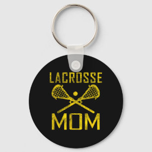 Lax Mom Lacrosse Mom Favourite Player Mother's Day Keychain