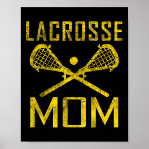 Lax Mom Lacrosse Mom Favourite Player Mother's Day Poster