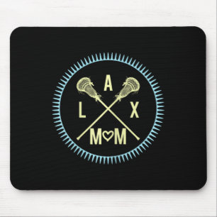 Lax Mom Lacrosse Mother's Day Lax Mum Graphic Mouse Pad