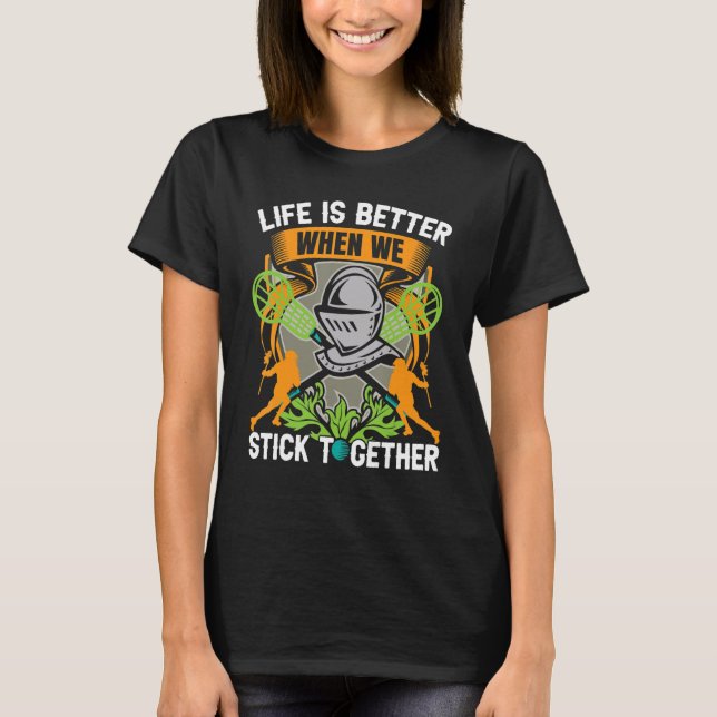 Lax Player Lacrosse T-Shirt (Front)