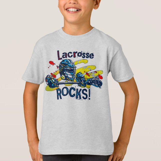 LaX Rocks gear T-Shirt (Front)