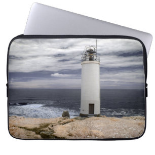 Laxe Lighthouse Galicia, Spain Laptop Sleeve