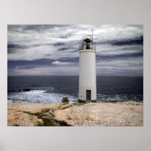 Laxe Lighthouse Galicia, Spain Poster