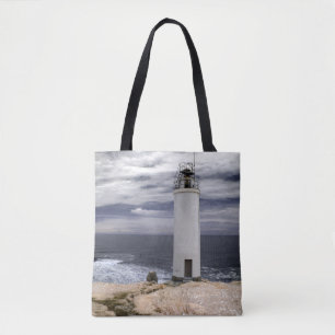 Laxe Lighthouse Galicia, Spain Tote Bag