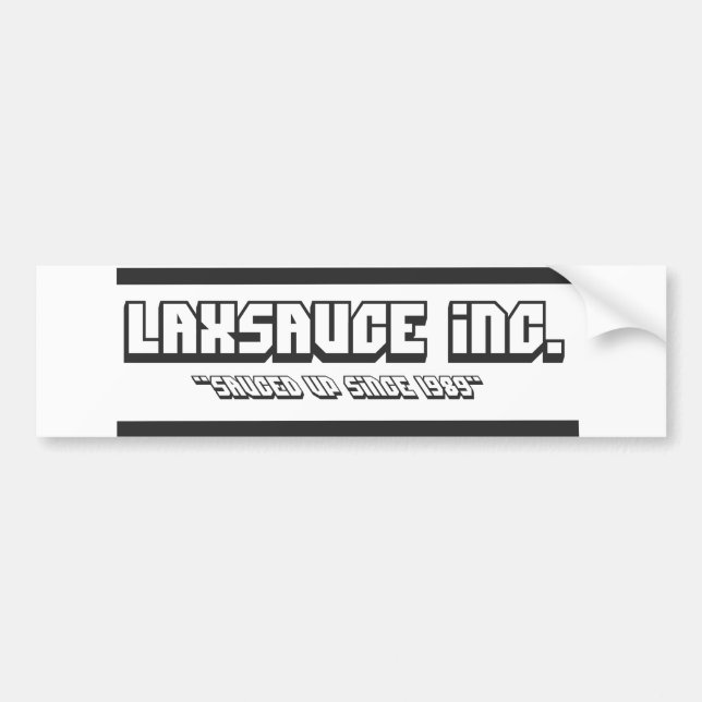 Laxsauce-Bumper Sticker (Front)