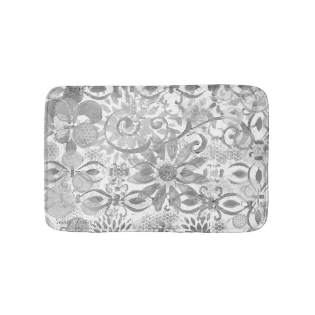 Layer Upon Layer Abstract Bath Mat (Front)