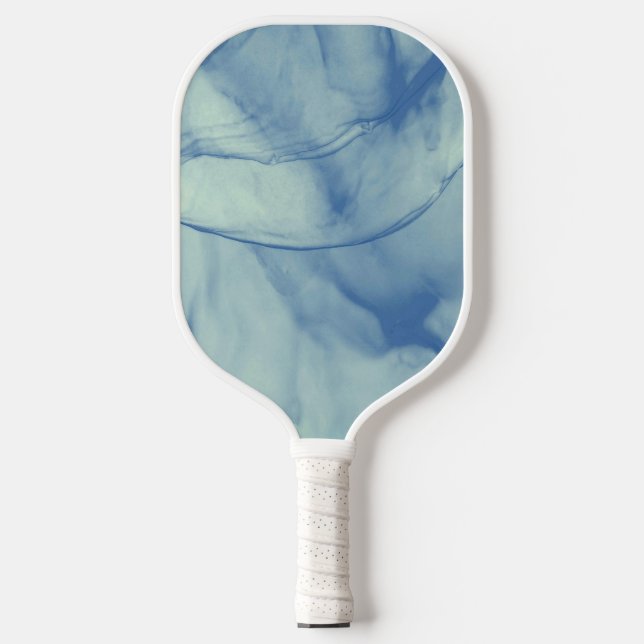 Layered Aqua Pickleball Paddle (Front)