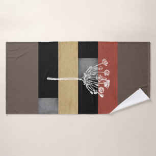 LAYERED ART, ONE BATH TOWEL SET