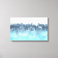 Layered Blues Abstract Painting