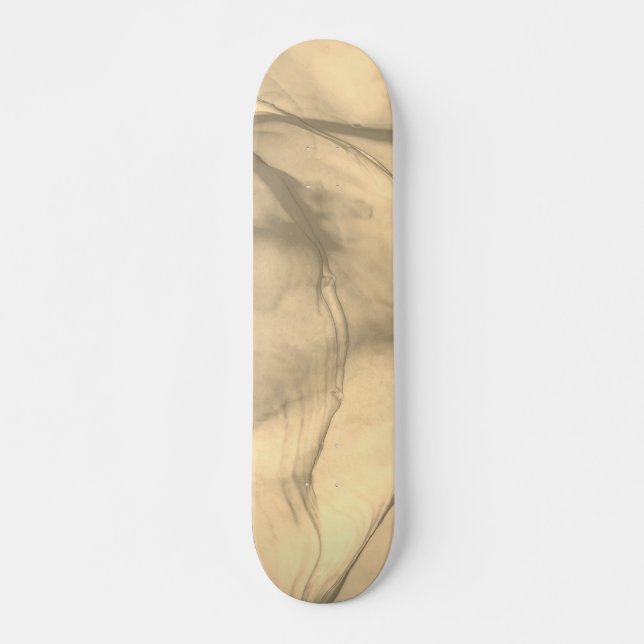Layered Brown / Golden Skateboard (Front)