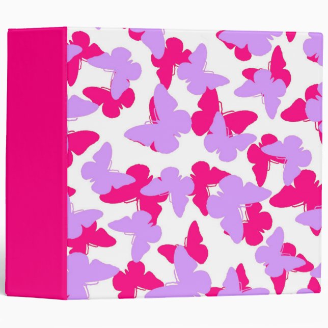 Layered Butterflies Binder (Front/Spine)