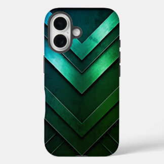 Layered Chevron Abstract Design iPhone 16 Case