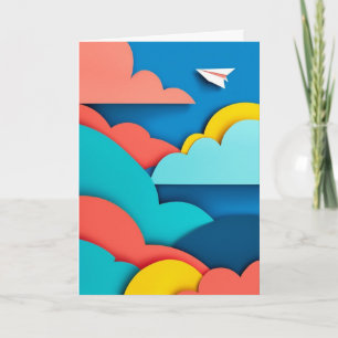 Layered Cloud Flight Card