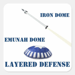 Layered Defence Square Sticker