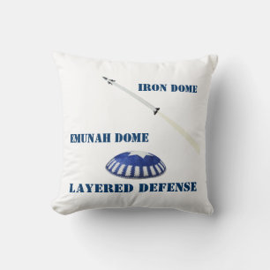 Layered Defense Throw Pillow