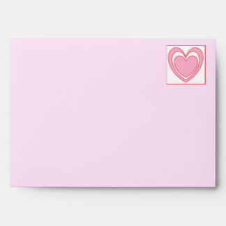 Layered Heart Greeting Card Envelope