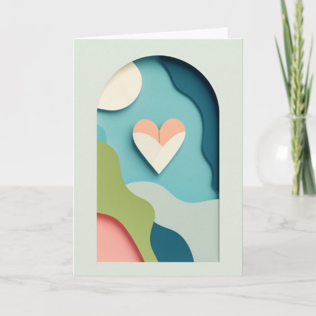 Layered Heartfelt Harmony Card (Front)