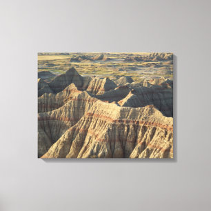 Layered Hoodoos of the Badlands Canvas Print