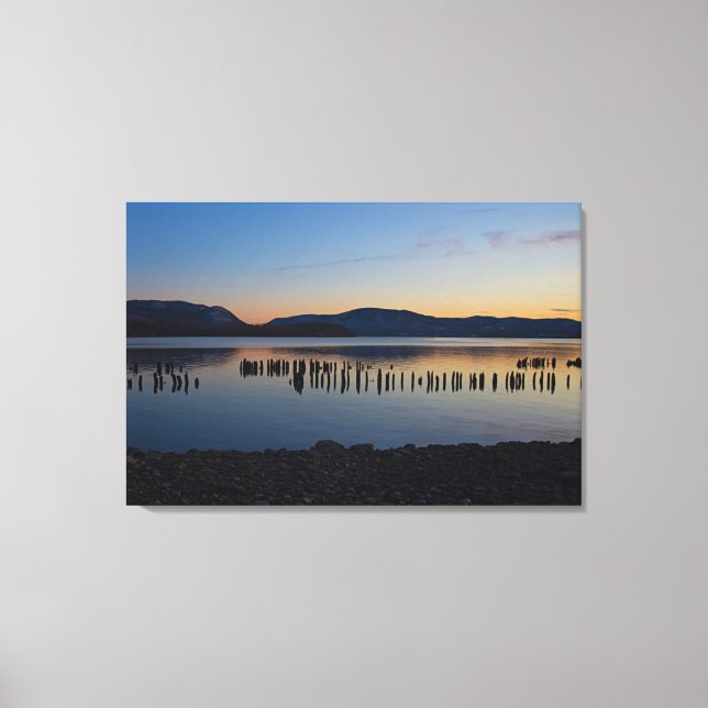 Layered Landscape Canvas Print (Front)