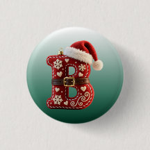 Layered Pastel Gold Trim Letter B