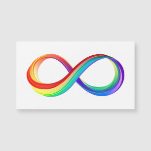 Layered Rainbow Infinity Symbol