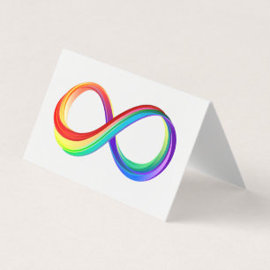 Layered Rainbow Infinity Symbol