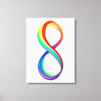 Layered Rainbow Infinity Symbol